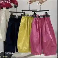 【小小专属】（100棉）女童休闲纯棉裤子秋款2025新款多巴胺时尚百搭