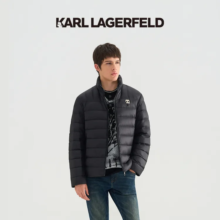 【官方男装】KARLLAGERFELD卡尔拉格斐2025新款羽绒服外套M26Z4024