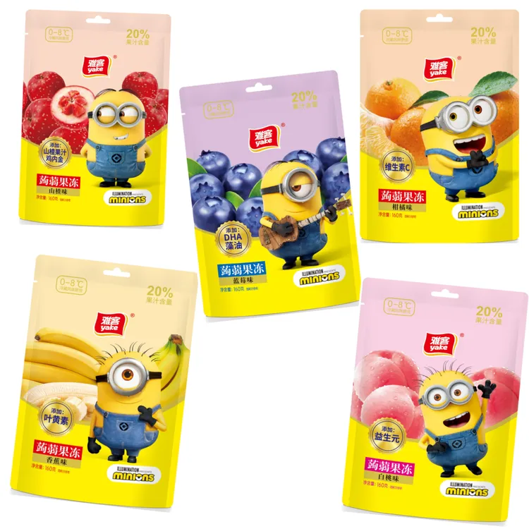 多种口味蒟蒻挤挤果冻解馋休闲追剧必备小零食