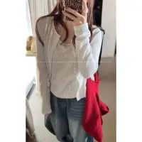 【mooi】'少女花筏'秋冬新款韩版ins风小众设计感两件套