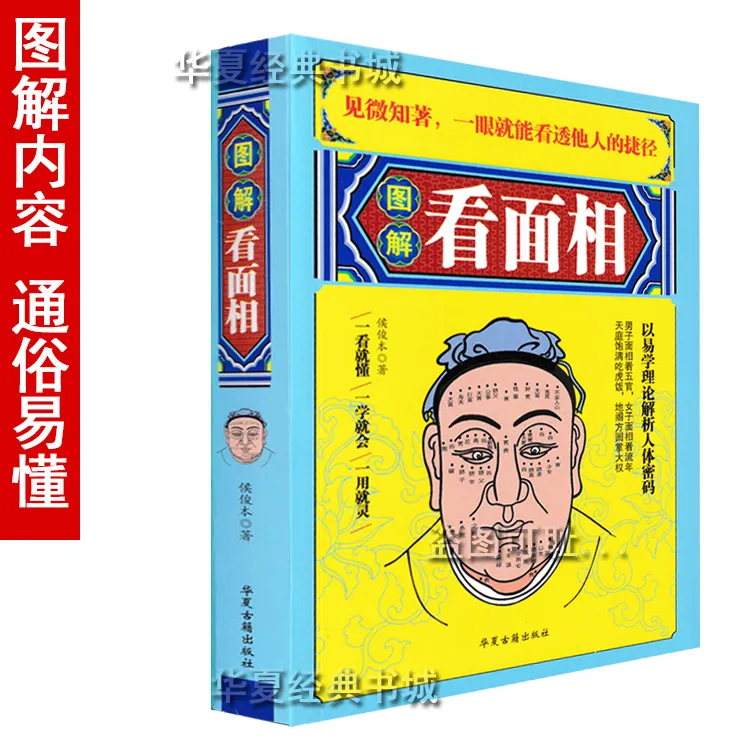 T图解看面识手相麻衣柳庄经典看相识人传统相术文化