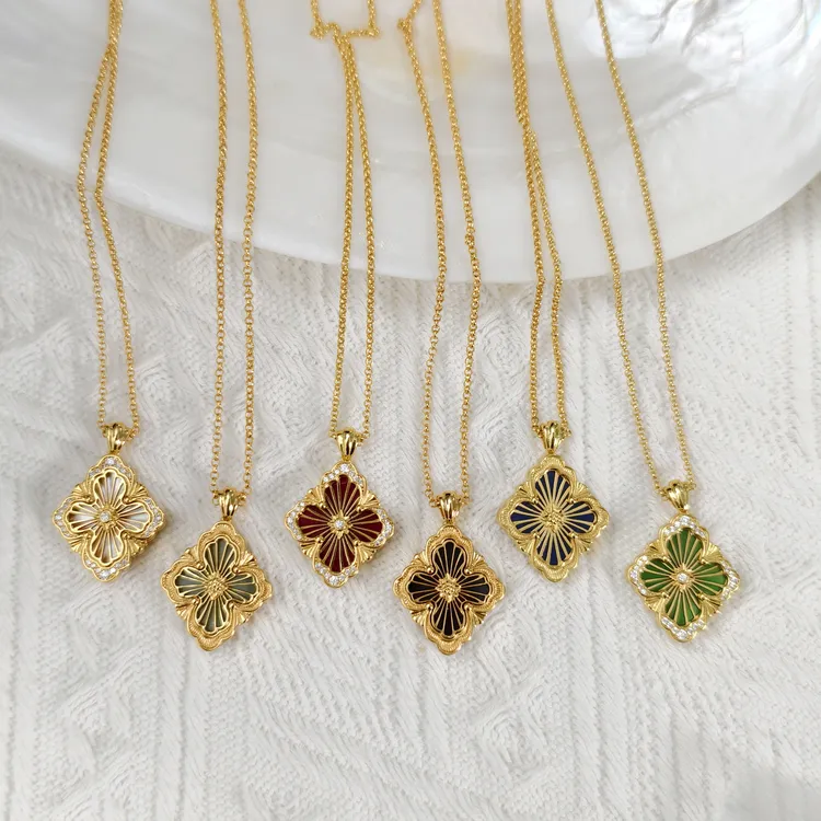 合金项链 布布家大号宫廷风歌剧院系列锁骨链项链吊坠气质百搭