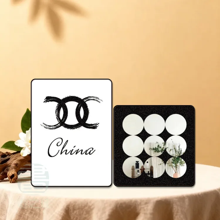 ins小香风极简装饰画桌面挂画高级感黑白艺术时尚电视机下方摆画