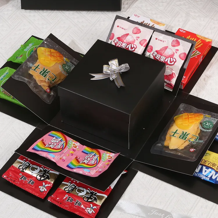 生日惊喜爆炸礼盒仪式感送男朋友老公男士定制创意祝福语抽钱盒子