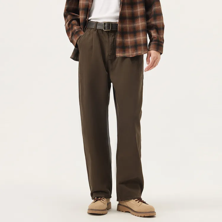 gxg.jeans男装  多色简约水洗设计宽松直筒牛仔裤男裤 25年秋新品