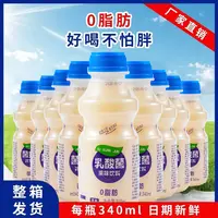 【厂家补贴340mlx12瓶乳酸菌】新鲜乳酸菌风味饮品早餐伴侣奶益生菌