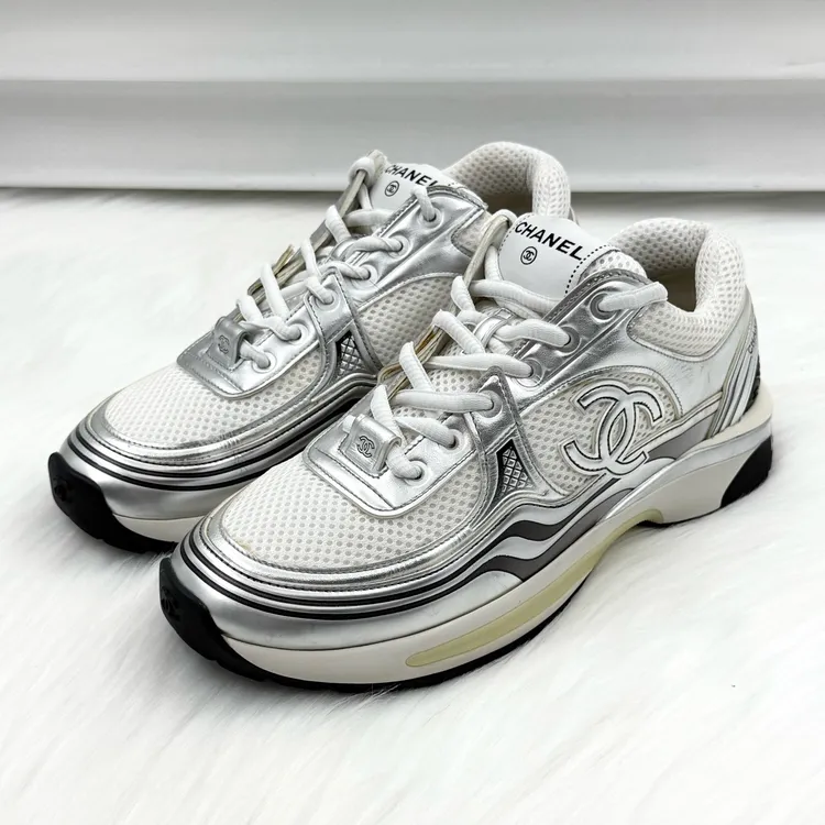 99新 Chanel/香奈儿 银角大王·老爹鞋 38码 公价1.2w g263