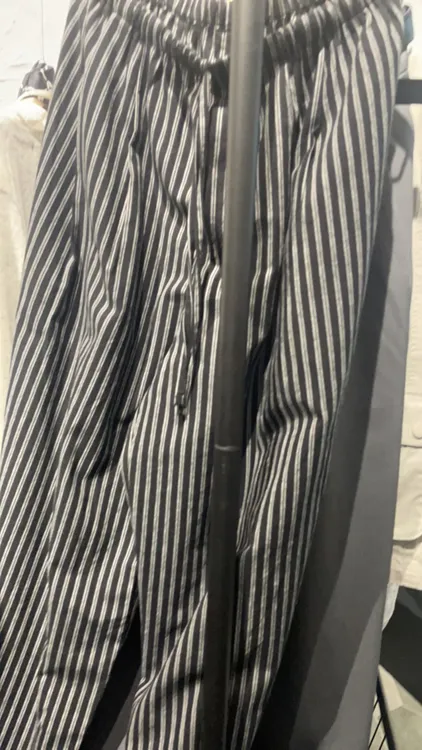 竖条裤子百搭休闲