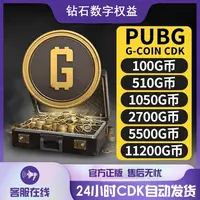 pubgG币绝地求生G币CDK兑换码pubg gb代充金币PUBG G-coin