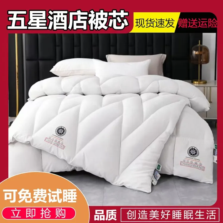 船王家纺/A类五星级酒店暖绒布太空被子被芯春秋加厚保暖被