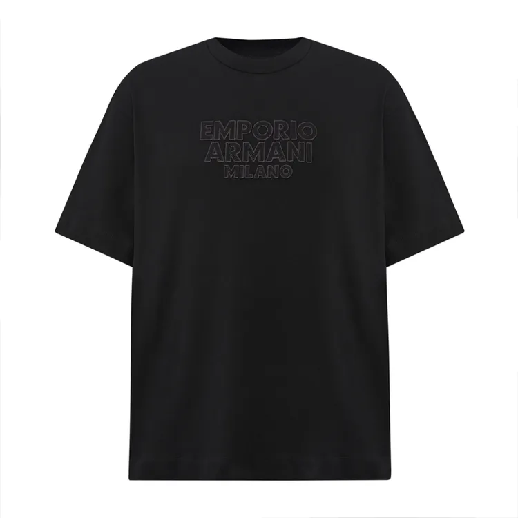 Emporio Armani/安普里奥·阿玛尼【大秀同款】纯棉刺绣男T恤 3D1T93