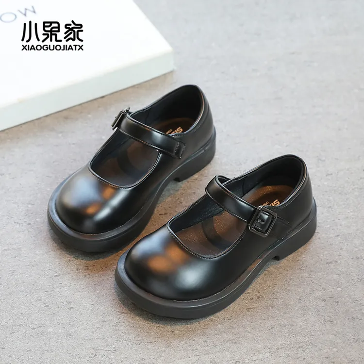 公主鞋女童皮鞋春秋款女宝玛丽珍2025新款儿童单鞋小女孩黑色鞋子