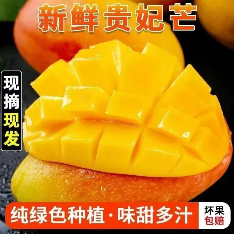 【10斤装】广西贵妃芒果应季新鲜水果红金龙彩虹芒果批发甜心芒包邮