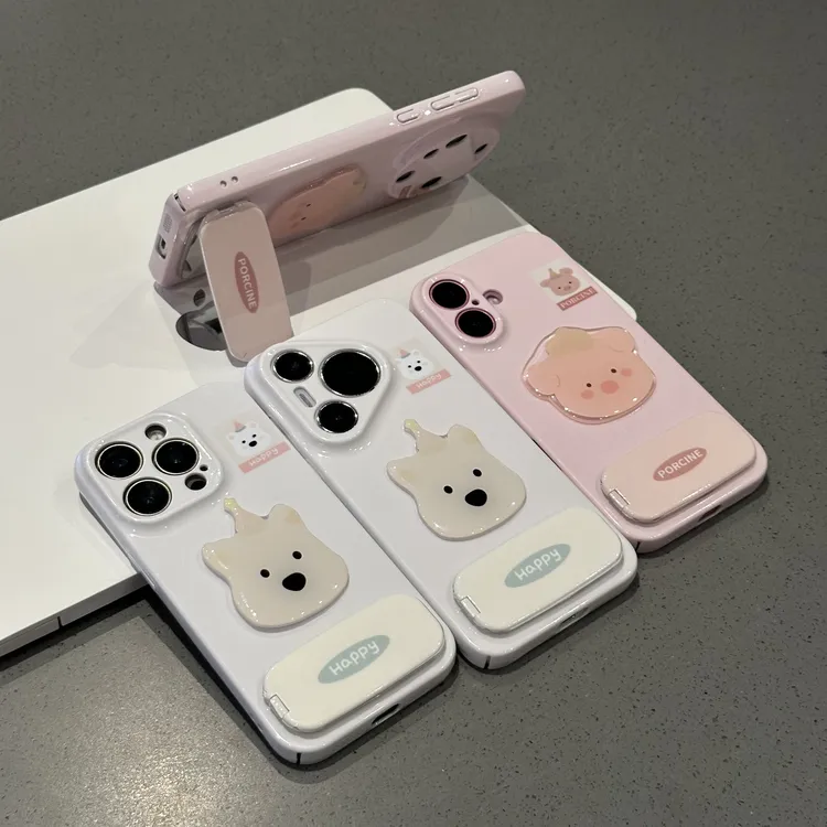 欧克里里狗狗贴片西高地支架苹果16/17手机壳华为oppo小米15vivo