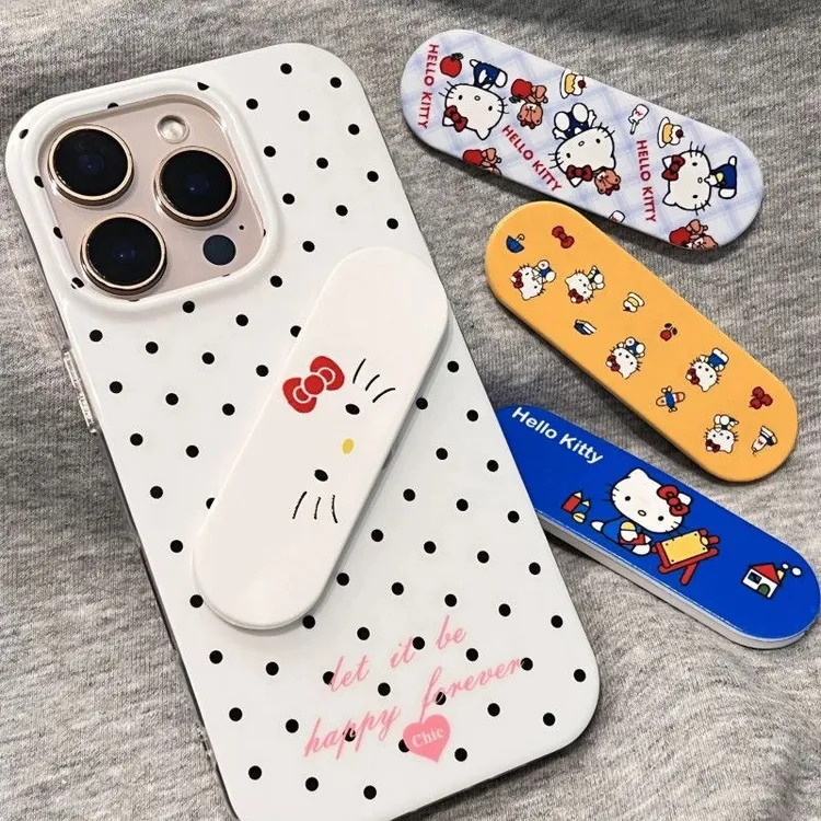 创可贴kt猫支架适用iPhone16大孔15苹果手机壳华为oppo小米15vivo