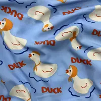  【绒兰】袋鼠国订单! 棉绸布料莱赛尔升级款 136号 大白鸭