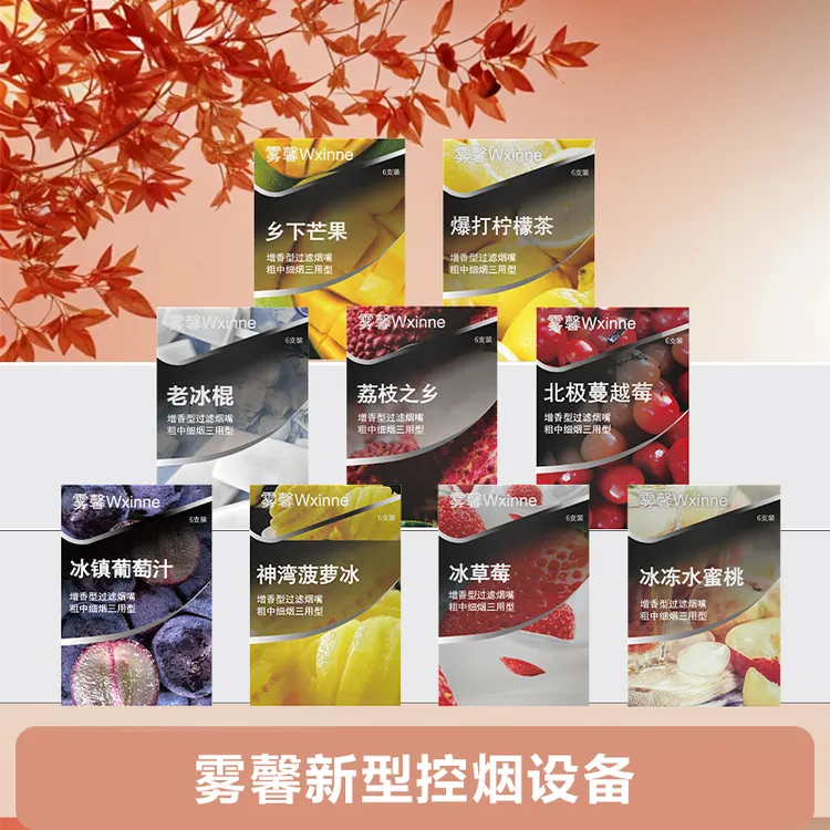雾馨Wthen水果味烟嘴清新口气戒烟神器粗中细水果口味烟雾器