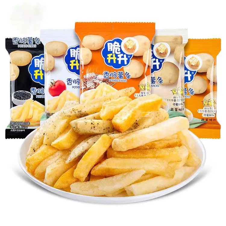 新鲜香脆原味多口味薯条脆升升休闲追剧解馋零食