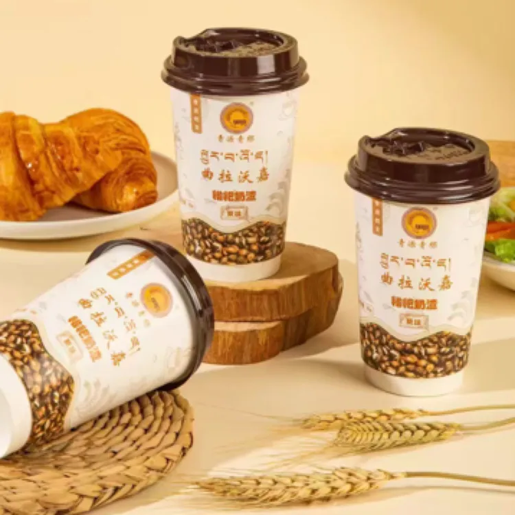 青稞糌粑奶渣原味奶茶高原风味浓郁香醇