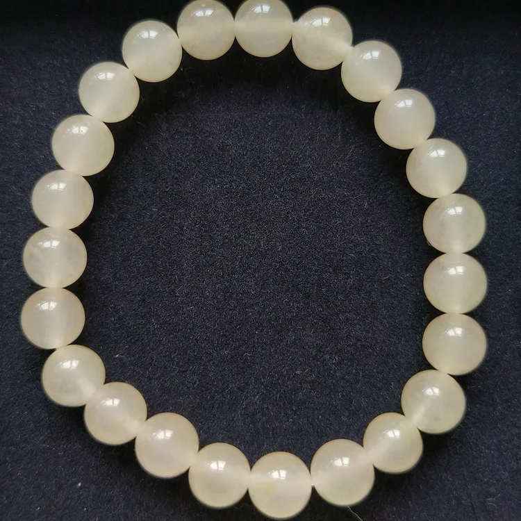 和田玉黄口卡8手串