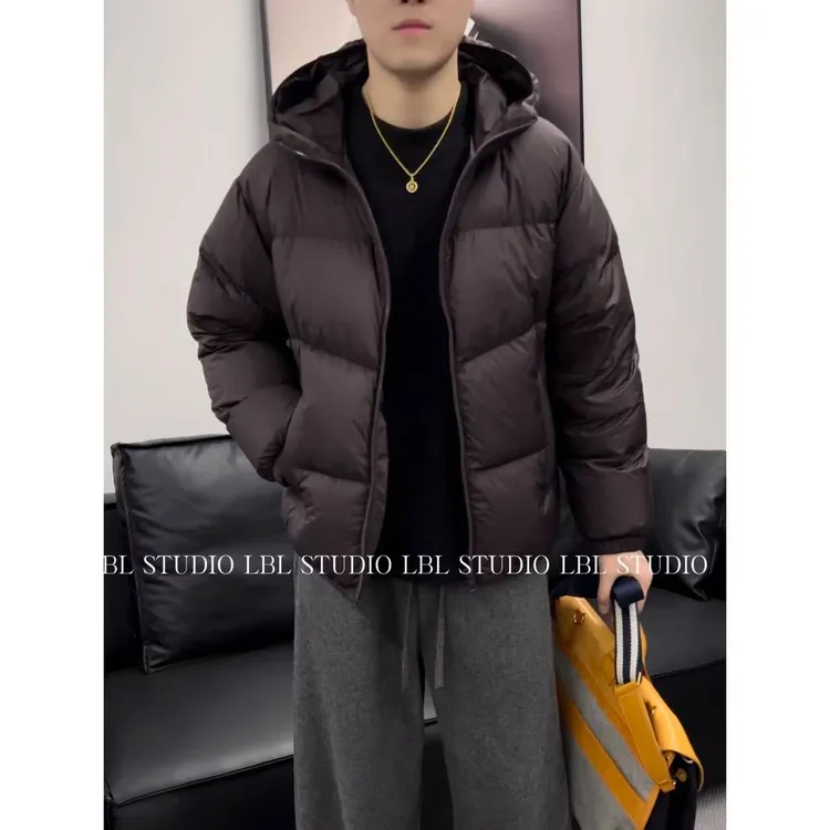 冬季 无胆穿刺 连帽泡芙羽绒服 男女同款