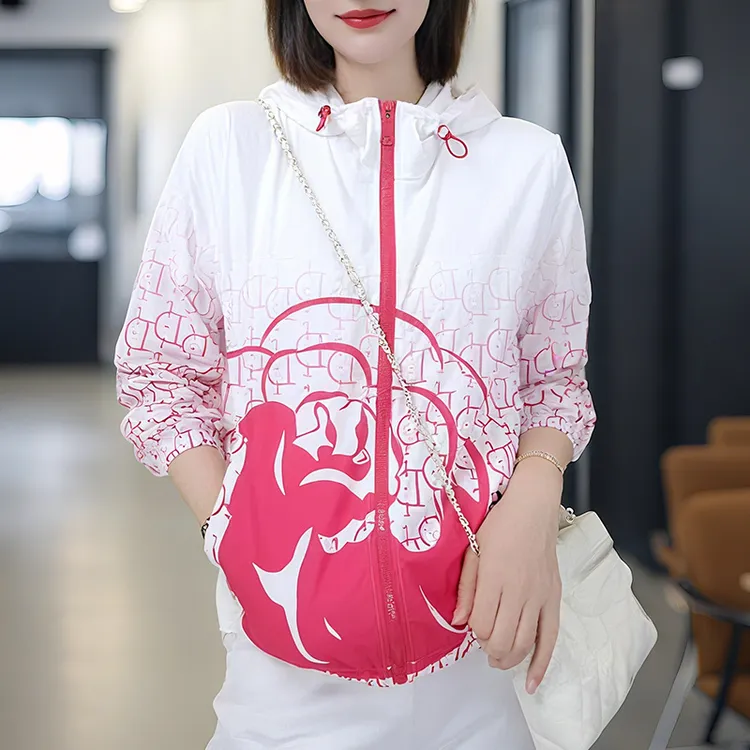 防晒外套女春夏2025新款时尚设计感小众休闲宽松连帽薄款长袖上衣