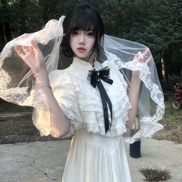 丁柒柒原创正品设计在逃公主古着连衣裙lolita裙洛丽塔lo裙