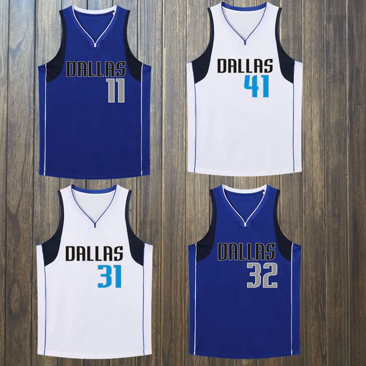 独行侠11欧文球衣汤普森弗拉格上衣诺维斯基篮球服背心比赛服定制