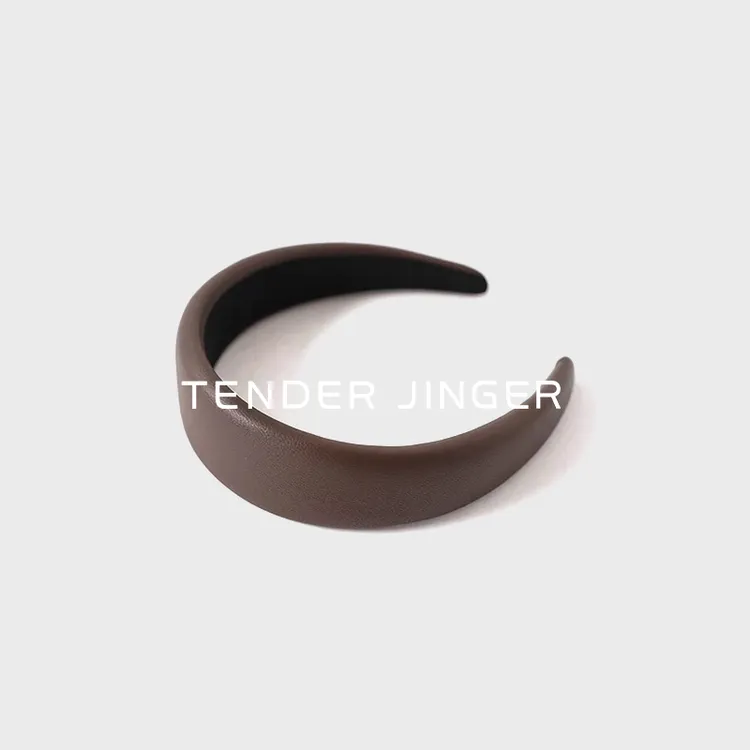 Tender Jinger | 素色四季百搭小羊皮发箍FS52234