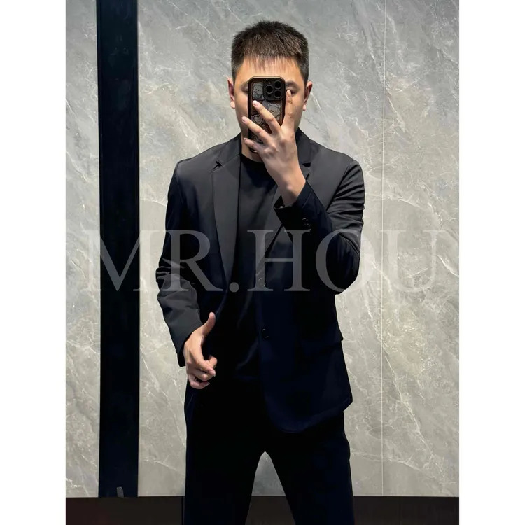 【DJ】1082 "平驳领"商务修身百搭内里加棉挺阔西服时尚大气