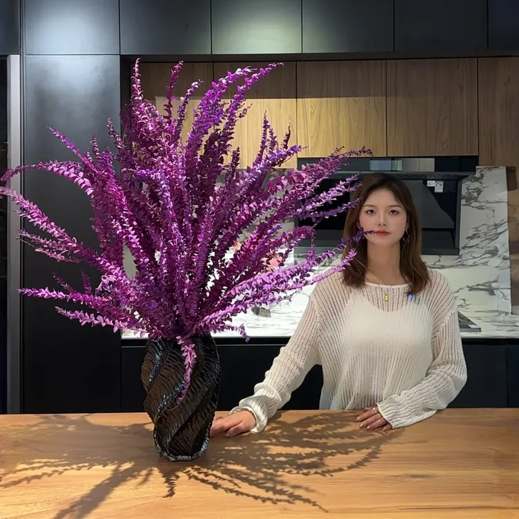 (澳洲尤加利金合欢永生花)可做干花高级家居可做艺术氛围感摆件