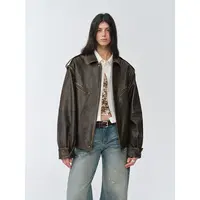 付智恩 巴恩情怀 可脱卸袖子植鞣百搭外套女