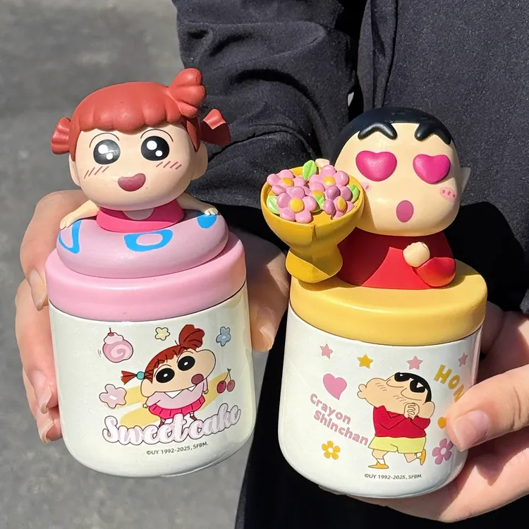奇怡蜡笔小新迷你儿童保温杯女生2025高颜值口袋杯子学生可爱水杯