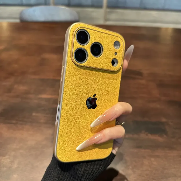 新款月坑纹全包磨砂手机壳适用苹果16/17promax小众15/14/13简约