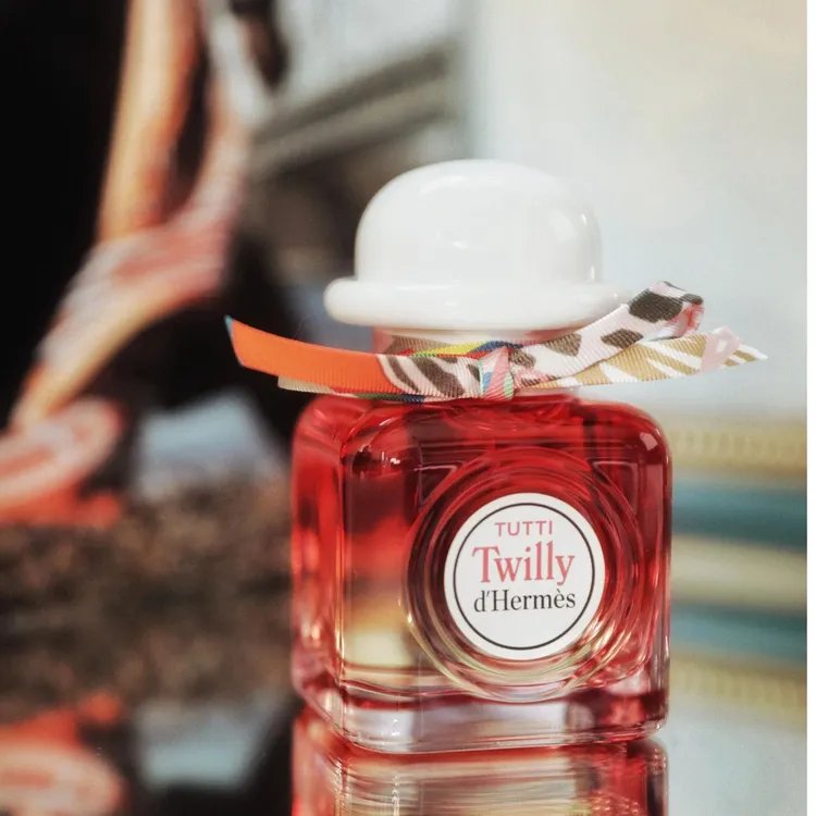 Hermes爱马仕丝意荔韵淡香精85ml浓香水丝巾白礼帽EDP花果香简装