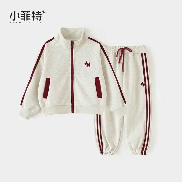 小菲特女童秋冬装新款休闲卫裤套装中大童儿童运动外套BGTQ53475