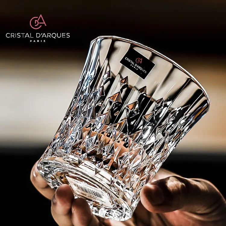法国进口CDA水晶玻璃威士忌洋酒杯饮料杯水杯茶杯家用啤酒杯创意