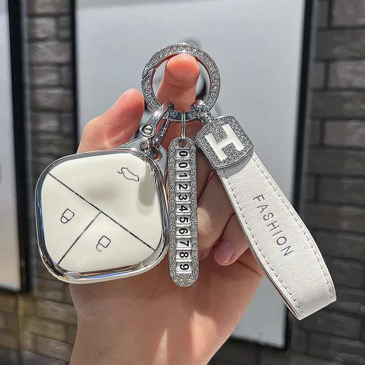 25款五菱缤果钥匙套星光plus宝骏nimi四代悦也迷你高档马卡龙扣壳