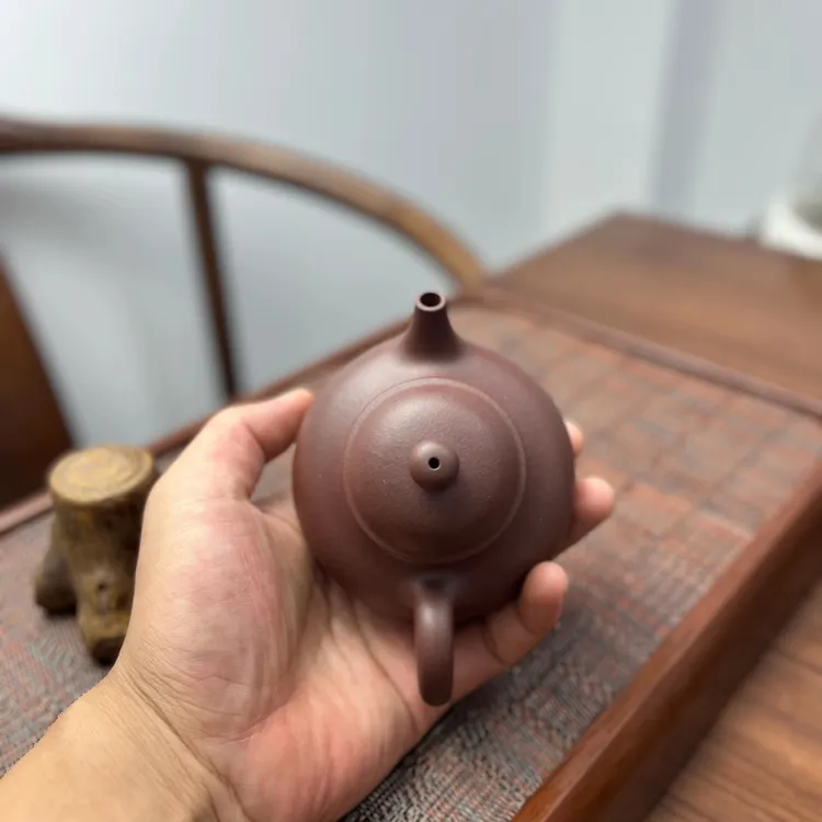 【匠砂】宜兴原矿紫砂壶四号井底槽清容天传统手制高端茶器日常泡茶