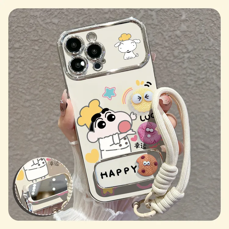 【苹果/华为/vivo/oppo/小米】适用卡通可爱大视窗手机壳硅胶防摔女