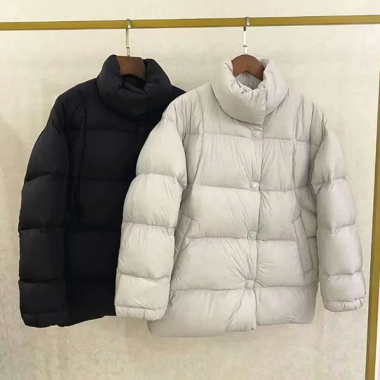 白鹅绒立领软糯羽绒服