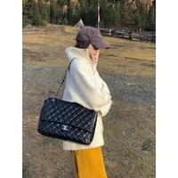 糯糯 慵懒风立领加厚大口袋宽松毛衣