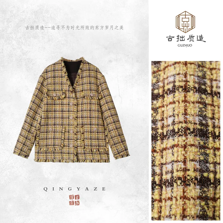 佩利斯花园！羊毛粗花呢上衣外套！GZ7277