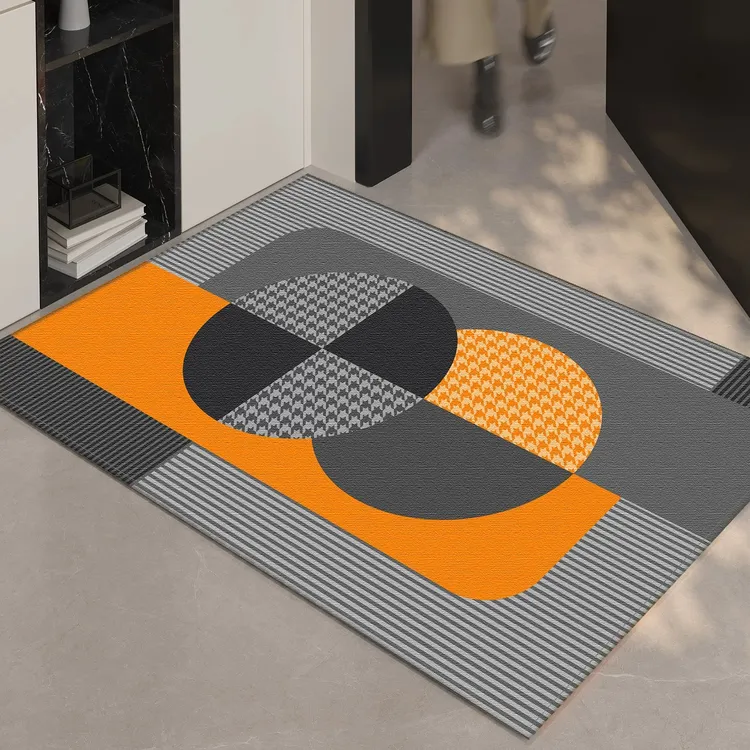 入户门垫吸水防滑浴室地垫轻奢脚垫家用门口免洗卫生间速干地垫