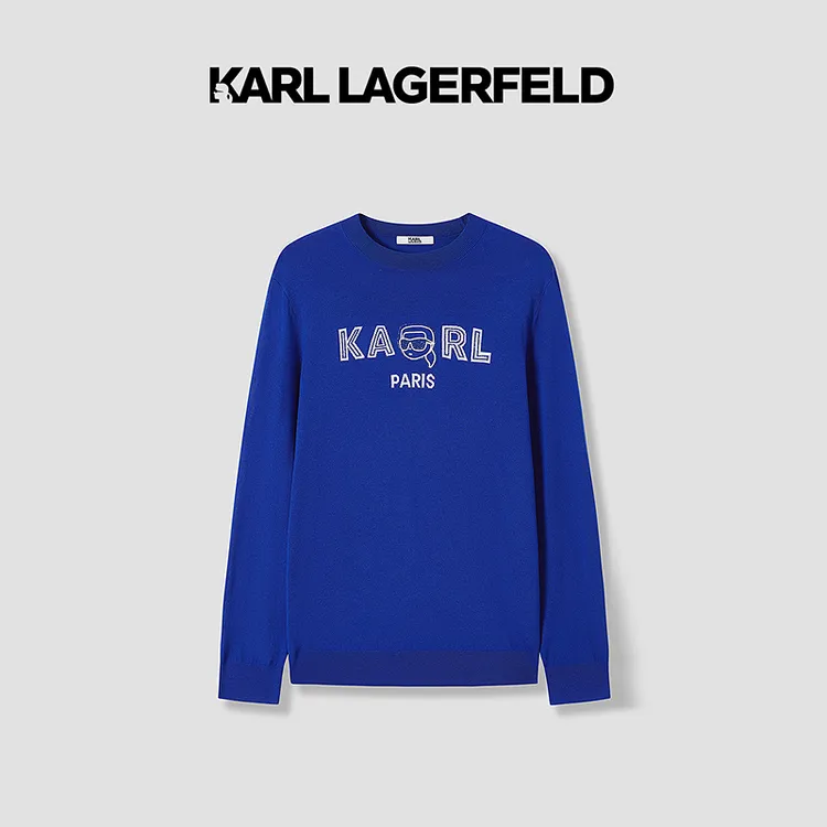 【官方男装】KARL LAGERFELD卡尔拉格斐冬季套头衫1K1D50201283