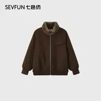 【Qiu仇 Studio】保暖短款冬季派克拼接休闲百搭羽绒外套QSF-1221