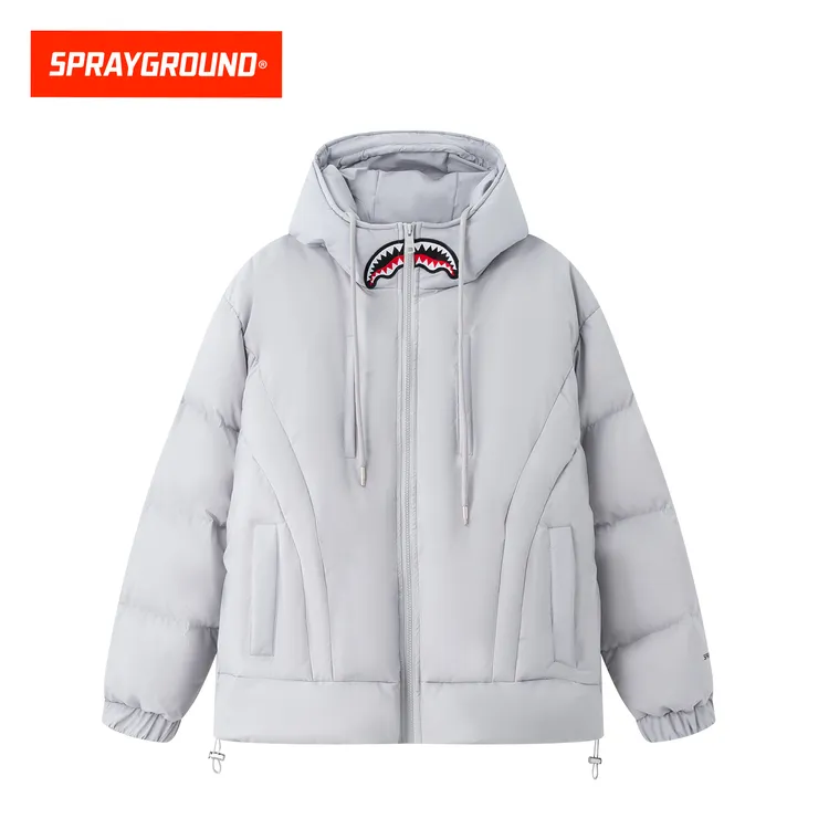SPRAYGROUND鲨鱼嘴羽绒服连帽冬季保暖休闲时尚潮流JM WE141310