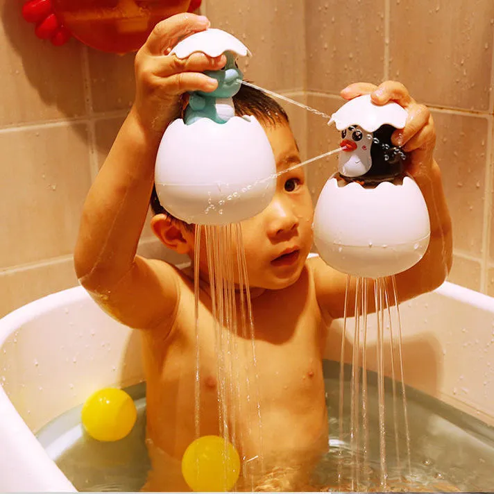 网红同款戏水玩具浴室喷水洗澡花洒玩具恐龙蛋洗澡玩具
