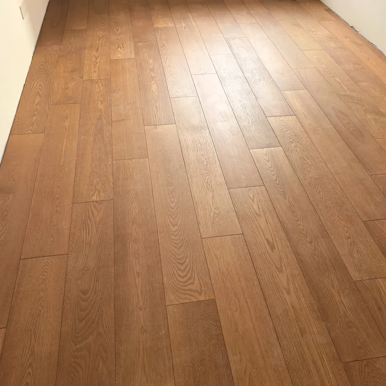 纯三层俄罗斯白橡（白蜡木）表材4mm厚 ENF 地热南浔地板源头工厂