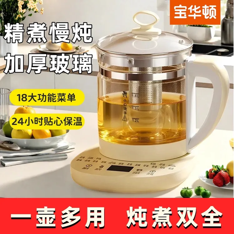 宝华顿养生壶多功能家用加厚保温煎药壶煮茶器煮茶壶炖煮大容量